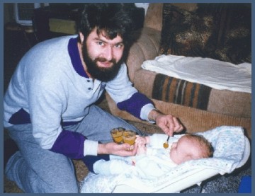  Papa Feeding Devyn 