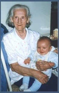  Baba (Great Great Grandma Marie) & Devyn 