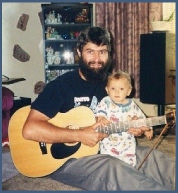  Papa & Devyn Playing Music 